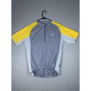 Canari Cycling Jersey Mens Medium Short Sleeve Zip Bike Shirt Pockets